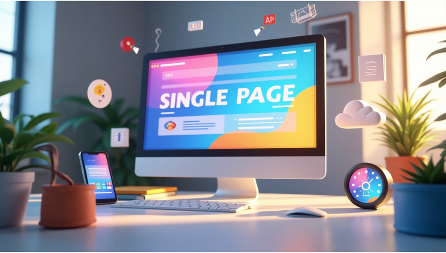  Single Page Business Website